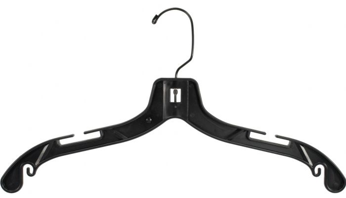 Black Plastic Clothes Hangers 17