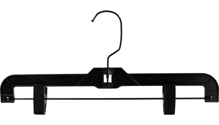 Bulk Black Plastic Pant Hangers With Clips - Perfect For Skirts, Jeans, And  More - Organize Your Closet With Ease - Temu