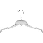 Clear Plastic Top Hanger W/ Notches (17" X 7/16")