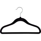 Kids Black Velvet Suit Hanger (11 5/8" X 3/16")