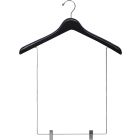 Matte Black Wood Display Hanger W/ 15" Clips (17" X 1")