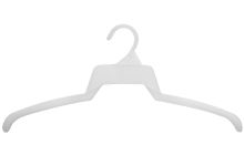 White Plastic Top Hanger (17" X 1/8")