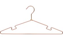 Rose Gold Metal Top Hanger W/ Notches (17" X 3/16")