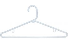 National Hanger Company  White Plastic Tubular Hanger - 17
